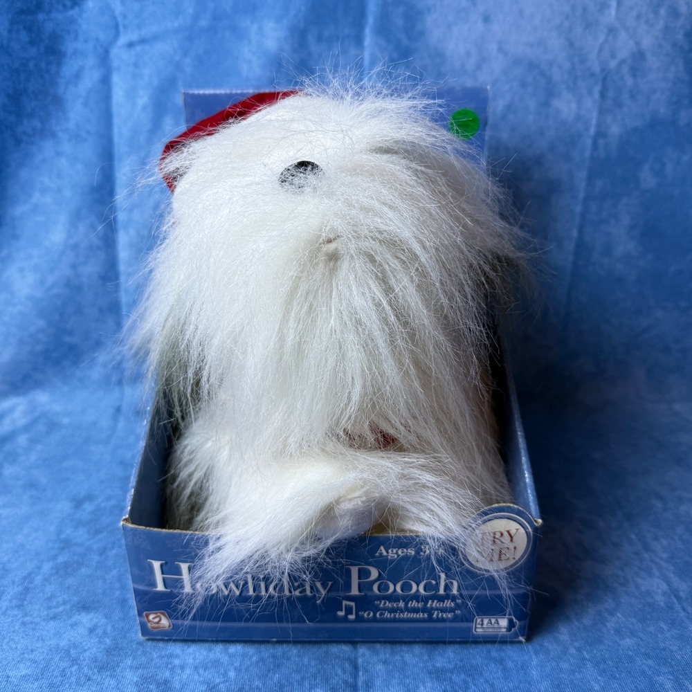2004 Vintage Gemmy Howliday Pooch Animated Dog Plush‎ Tested Works w/ Box